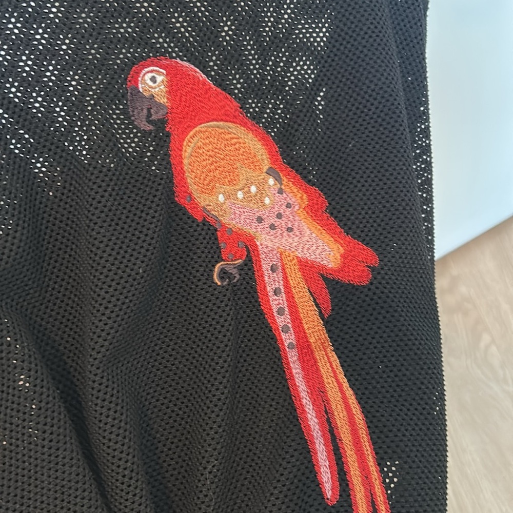Embroidered netting black shirt from 🇧🇷 brand - Picture 4 of 5